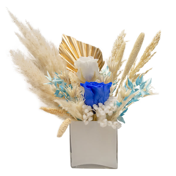 Forever Blue Preserved Flower Preserved Roses Flower Delivery