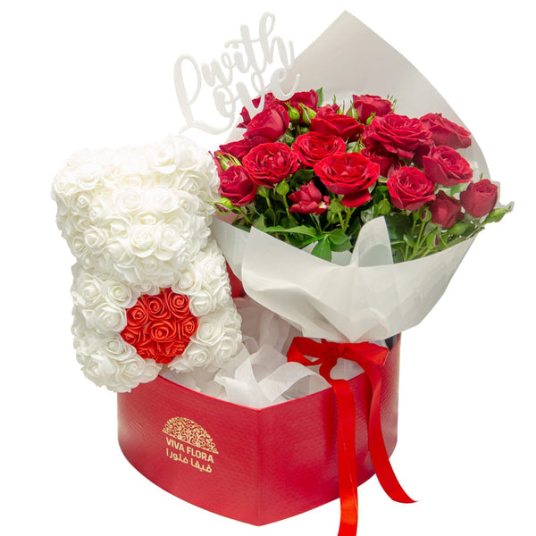 Secret Love 1 Valentine's Gift Chocolate Delivery Qatar Flower Shop Qatar Viva Flora