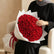 bouquet with 100 fresh red flowers delivery all over qatar