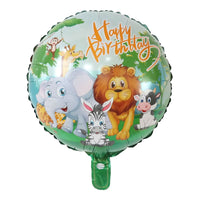 Safari Happy Birthday Foil Balloon