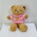 40cm Brown Jacket Soft Teddy