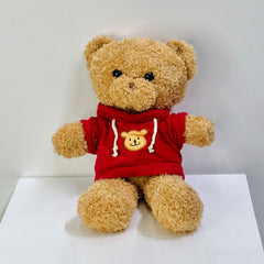 40cm Brown Jacket Soft Teddy