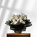 Elegant White & Blush Rose Bouquet