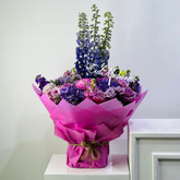 Luxury purple pink Eid bouquet Qatar – باقة ورد بنفسجي ووردي فاخرة لعيد في قطر توصيل الدوحة