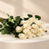 Bunch of white roses 