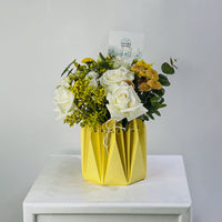 White Roses & Mixed Flowers Box