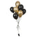 Gold and black mixed helium Balloon