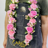 Fresh rose garland for graduates in Qatar