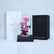 Luxury arrangement of three pink preserved roses for gifting in Qatar