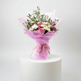Purple Gresh Flower Bouquet