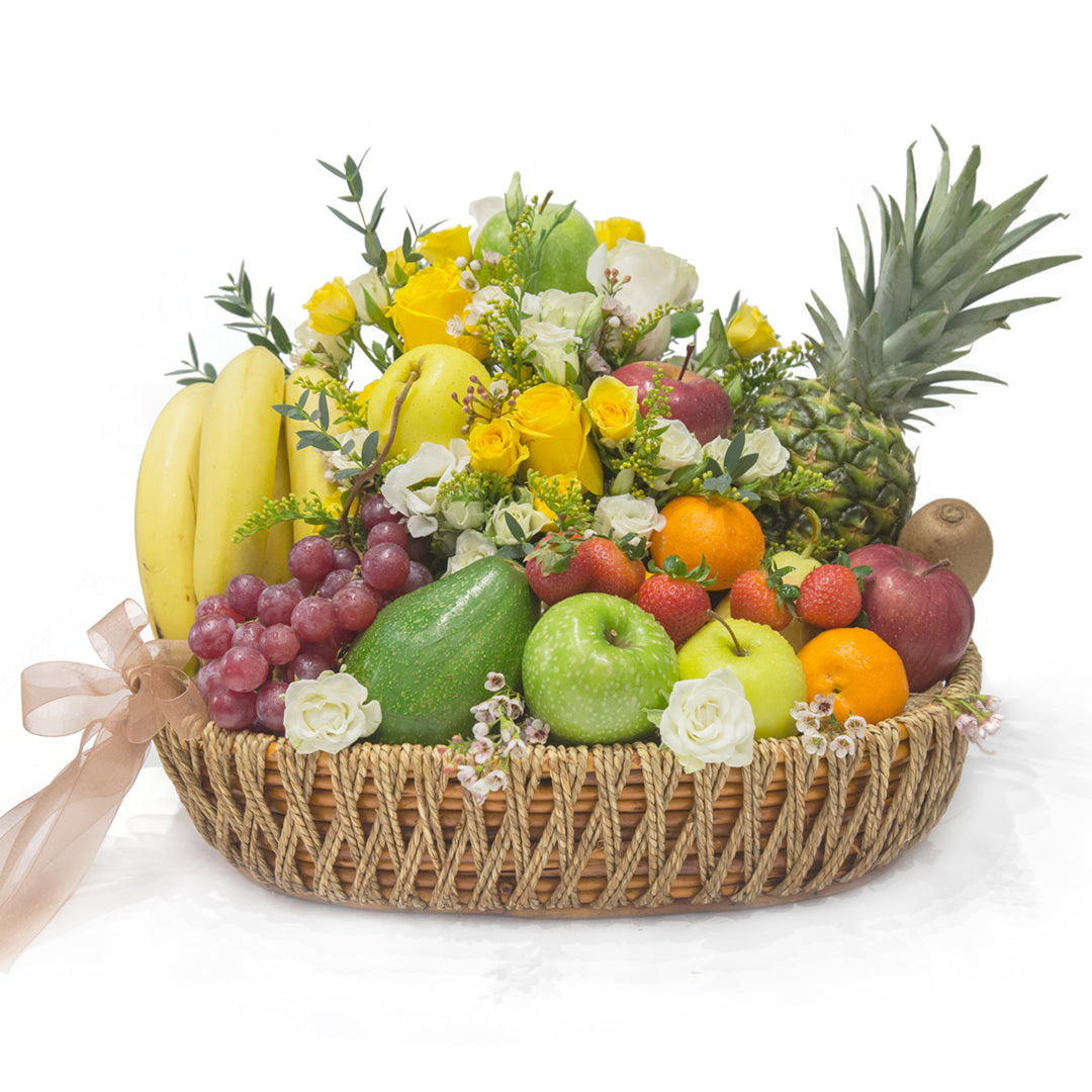 Tropical - Fresh Flower and Fruits
